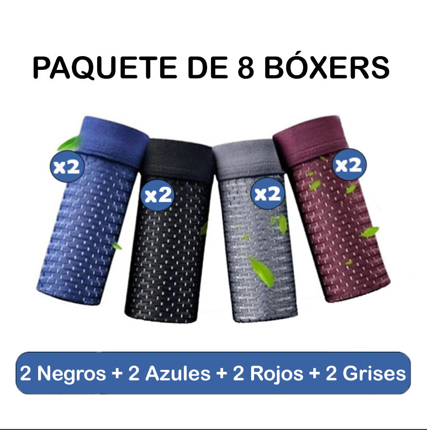 Boxer de Fibra de Bambu - Bambooxer Con Control de Olores - Compra 4 y Llevate 4 Gratis